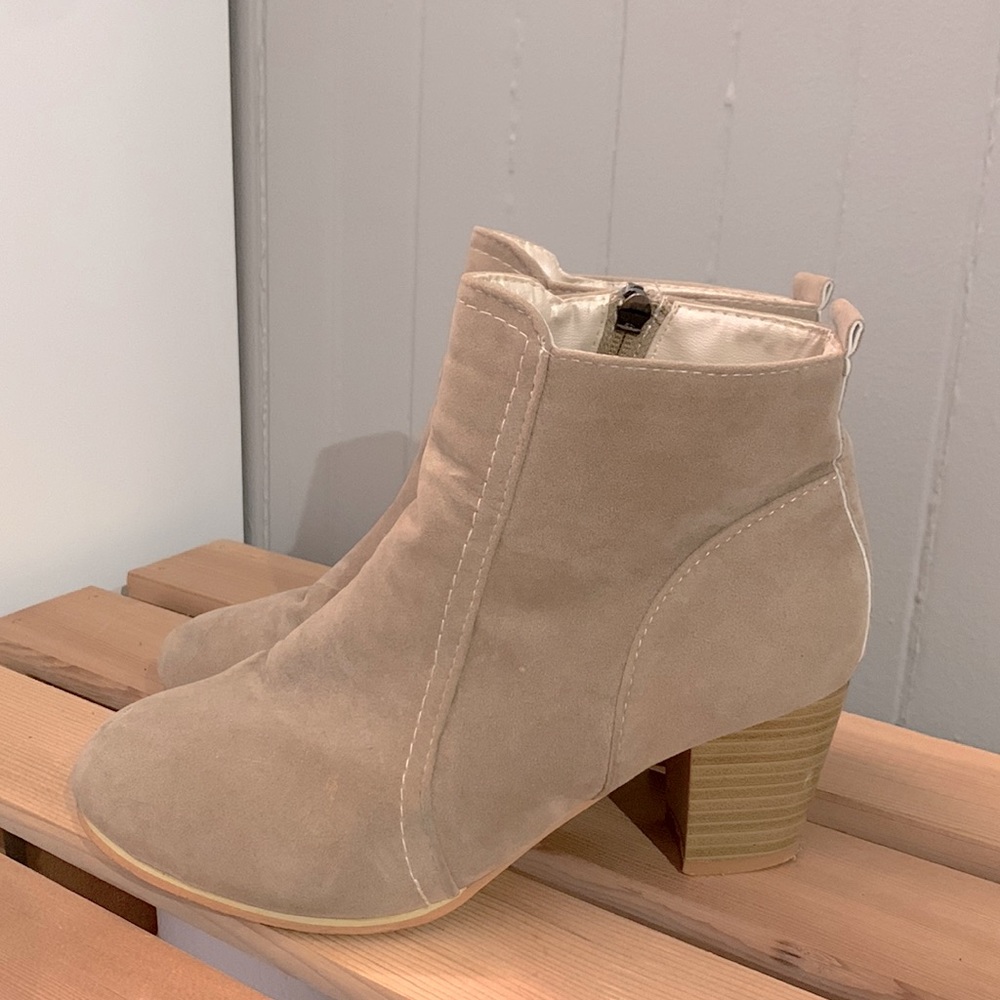 Camel Ankle Boots